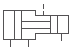 Pressure intensifier for air and liquid