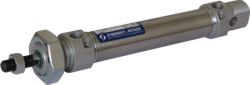 Picture of double acting pneumatic cylinders DIN ISO 6432 with pressed-in tube
