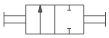 2/2-way valve, manually actuated