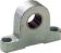 Link to trunnion mounting - narrow - for cylinder to ISO 15552, VDMA 24562, compact