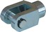 Link to piston rod clevis for cylinders series CNOMO