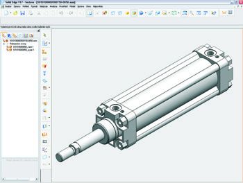 3D model pneumatického válce pro Váš CAD