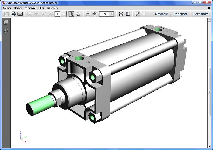 3D model v PDF