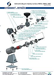 List of spare parts with graphical visualization