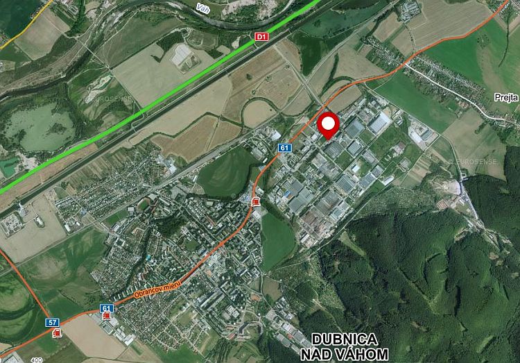 Mapa sídla spoločnosti Stránský a Petržík SK, spol. s r.o. Mapa sídla spoločnosti Stránský a Petržík SK, spol. s r.o.