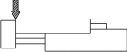 Table deflection by pitch moment