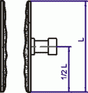 Example of mounting of pneumatic knocker