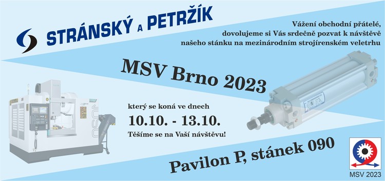 Pozvánka na veletrh MSV Brno