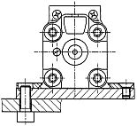 Mounting example of mounting plate for rodless cylinder