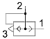 Symbol of quick exhaust valve