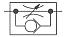 Symbol of high-flow unidirectional flow control valve